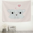 thumbnail image 1 of FREEAMG Tapestry Wall Hanging Happy Koala Mom Dad Baby Tapestry Decorative Wall Tapestries Wall Art Wall&nbsp;Blanket&nbsp;Bedding Tapestry for Bedroom Living Room Dorm Home Decor 80"x60", 1 of 7