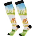 thumbnail image 1 of FREEAMG Tie Dye Compression Socks for Women and Men, 1 Pair, 1 of 7