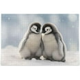 thumbnail image 1 of FREEAMG Two Penguins 1000 Piece Large Jigsaw Puzzle for Adults - Game Interesting Toys - Hand Made Puzzles Personalized Gift, 1 of 7
