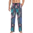 thumbnail image 1 of FREEAMG Underwater Cartoon Animal Pajama Pants for Men, Men's Separate Bottoms, Pure Cotton Comfortable Lounge Pants?415?, 1 of 7