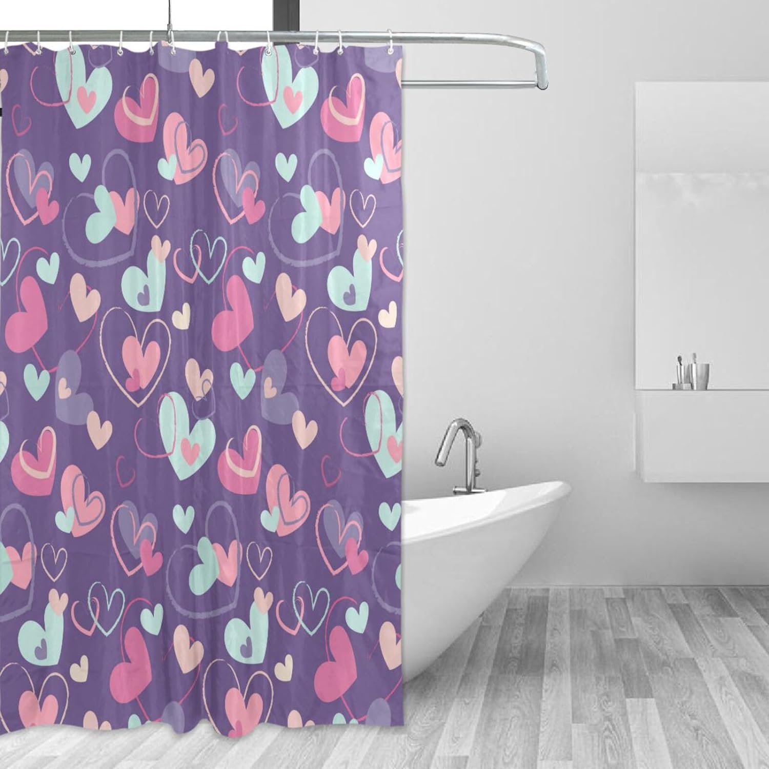 Cozy Romance Shower Curtain NCU0DDK2515 main image 1
