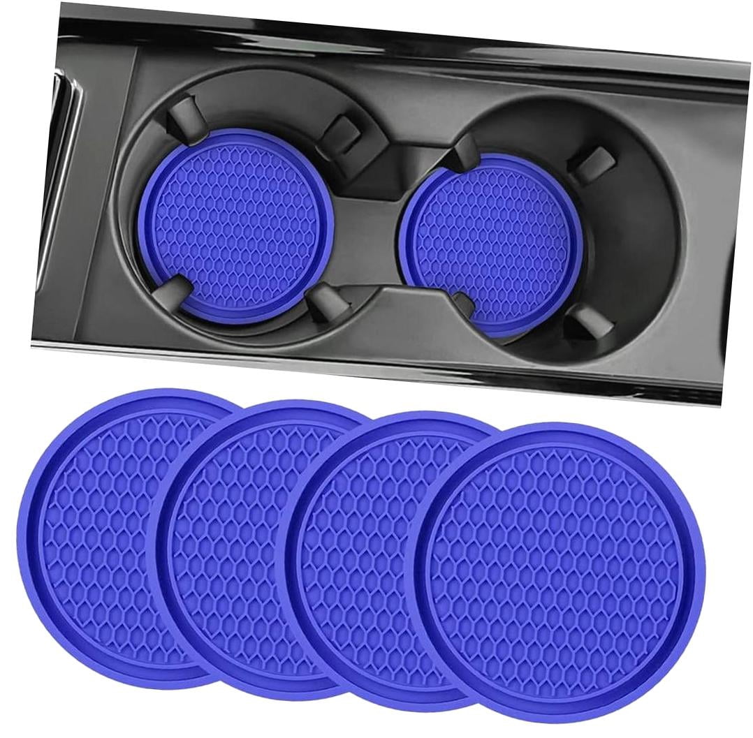 Z71 Silicone Car Cup Holder Coasters – Set Of 2 For Center Console Interior Accessory