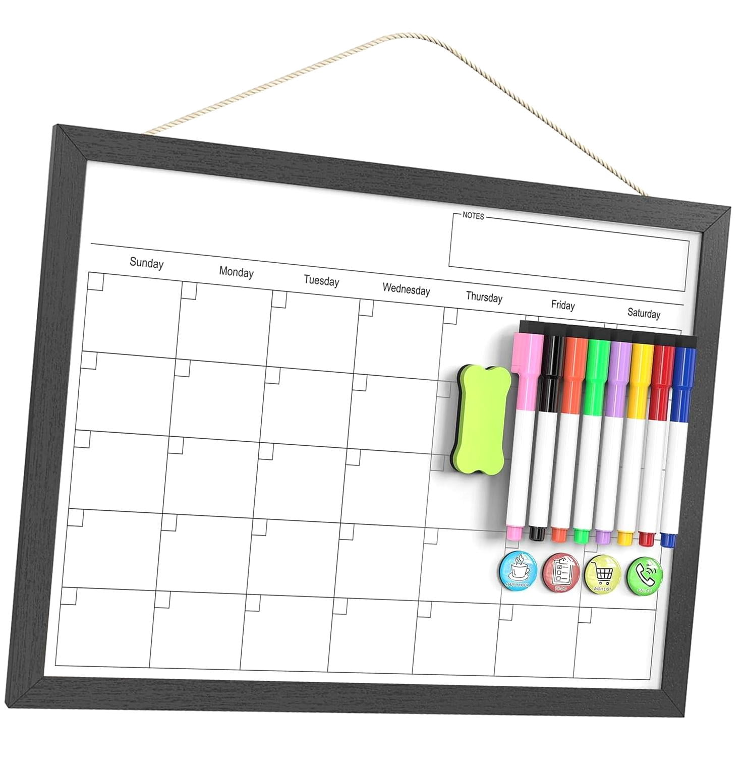 4-Sided Foldable Whiteboard Calendar – 17x13 Desktop Planner, Monthly & Weekly Organizer For Home, School, Office 1 thumbnail image