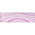 thumbnail image 1 of FREEAMG Wavy Marble Pink Long Trivet Table Runner Non-Slip Heat Resistant Table Protector Waterproof Easy to Clean Golden Stripes Hot Pads Pot Holder Table Mats, 1 of 7