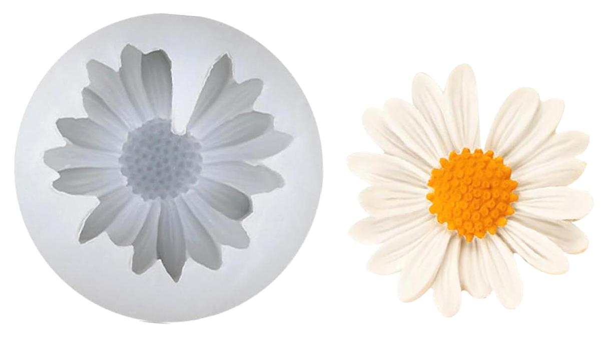 Chrysanthemum Flower Silicone Molds For Baking & Crafts - Small Flower Shapes For Fondant, Chocolate, Resin, Soap