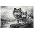 thumbnail image 1 of FREEAMG Wolf 500 Piece Large Jigsaw Puzzle for Adults - Game Interesting Toys - Hand Made Puzzles Personalized Gift, 1 of 7