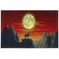 thumbnail image 1 of FREEAMG Wolf Jigsaw Puzzles for Adults 1000 Pieces,Decompression Entertainment Game Family Puzzles Gifts for Kids and Teenagers, 1 of 7
