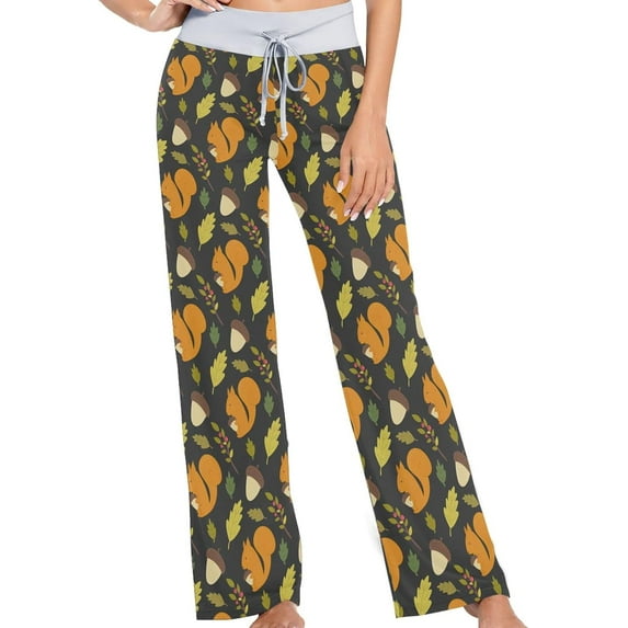 FREEAMG Womens Comfy Drawstring Lounge Pajama Pants Sleepwear Bottom