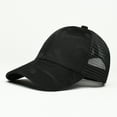 thumbnail image 1 of FREEBIRD99 Half Mesh Trucker Hat Adjustable Snapback Baseball Cap Headwear - Camoflage Black 006, 1 of 4