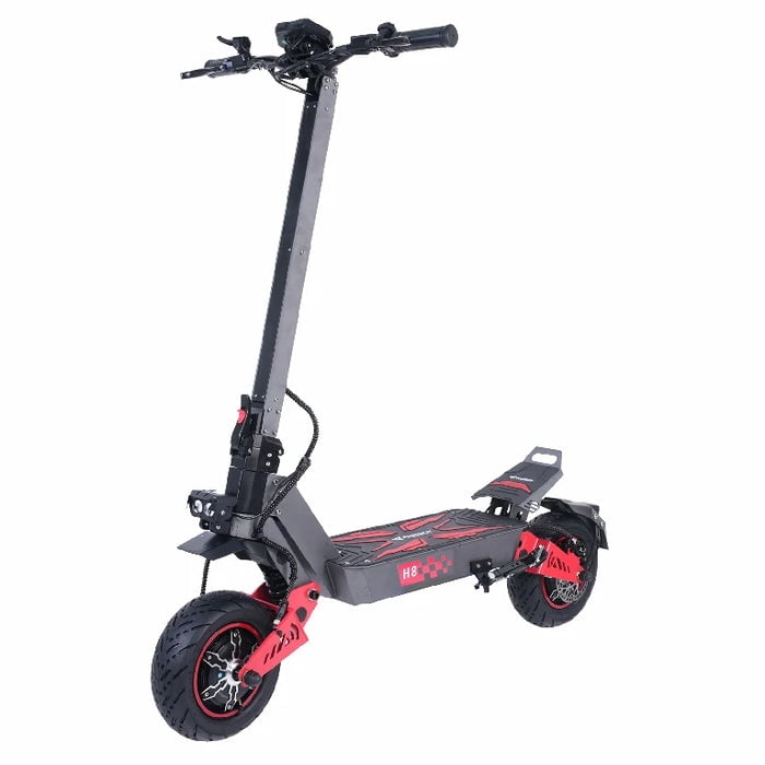 FREEBOY H8 Dual Motor Electric Scooter, 6000W, 60V 28Ah Battery, 50 mph Top Speed, 50–56 Mile Range, Dual Hydraulic Disc Brakes, 11" Off-Road Tires, IPX5 Waterproof, 330 lb Max Load
