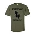 thumbnail image 1 of FREEDOM - Brought to you by the U.S. Military Short Sleeve T-Shirt, 1 of 4