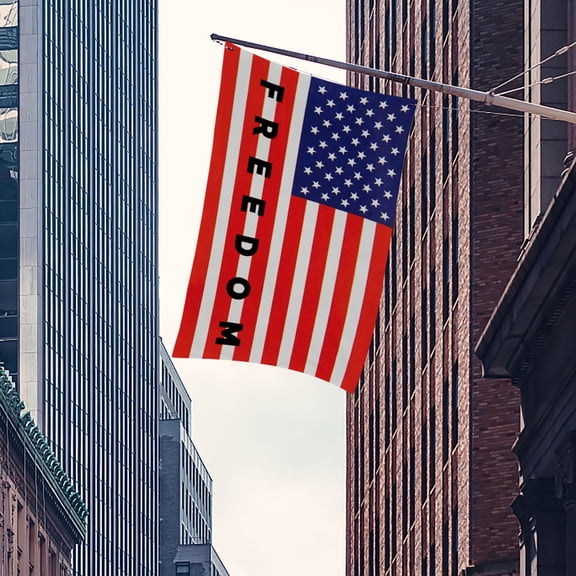 FREEDOM Flag 3x5 Outdoor Single Sided Cool Flags Outdoor Banner for Outside, Tapestry for Home College Dorm