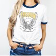 thumbnail image 1 of FREEDOM Graphic Ringer Tee, 1 of 3