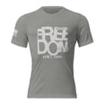 thumbnail image 1 of FREEDOM ISN'T FREE - Short sleeve t-shirt (Athletic Grey Triblend, 2XL), 1 of 4