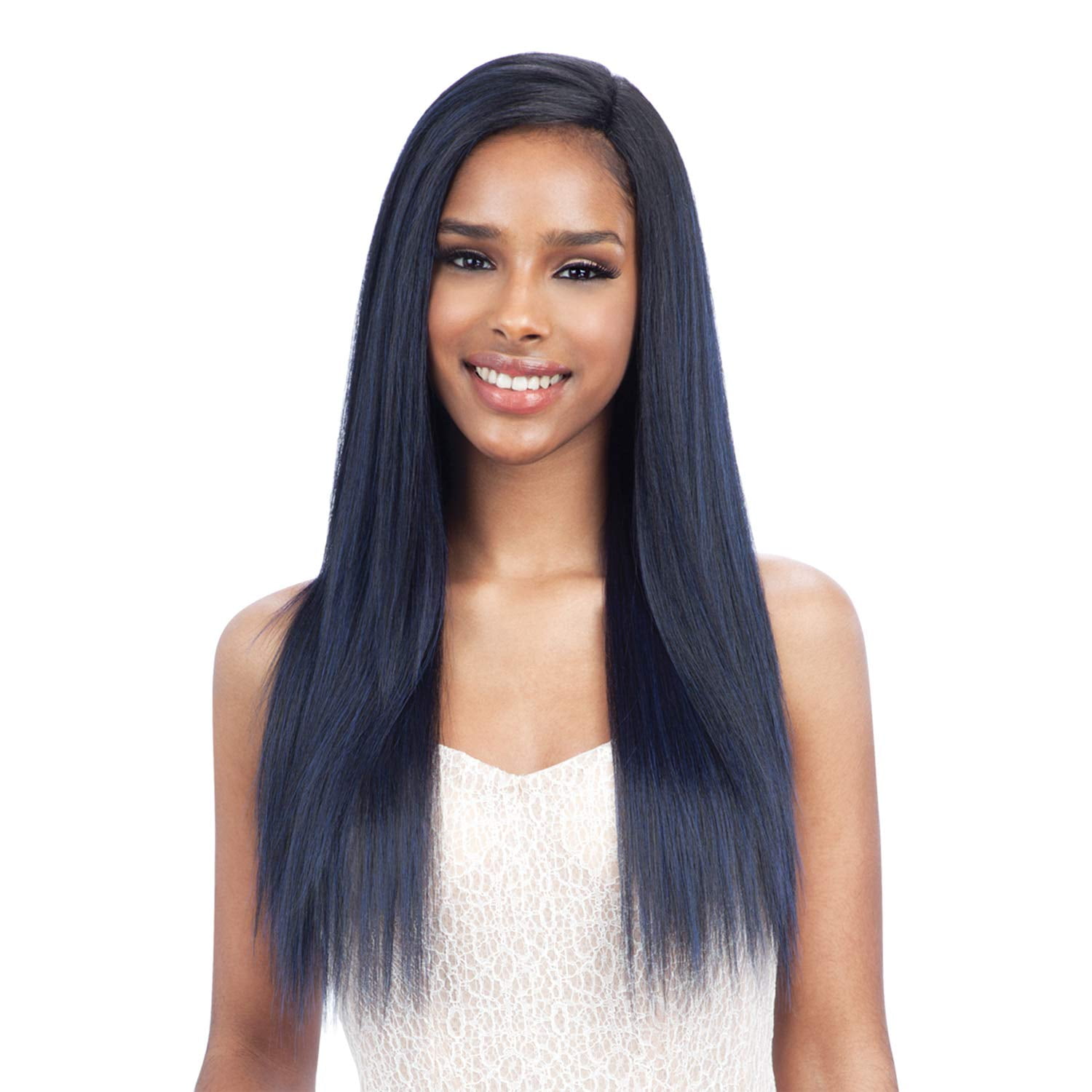 FREEDOM PART 101 (1B Off Black) - FreeTress Equal Synthetic Full Wig