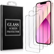 FREEDOMTECH 3-Pack For Apple iPhone 13 Mini Brand New High Quality 9H Premium Real HD Tempered Glass Screen Protector LCD Protector Film For iPhone 13 Mini 5.4"