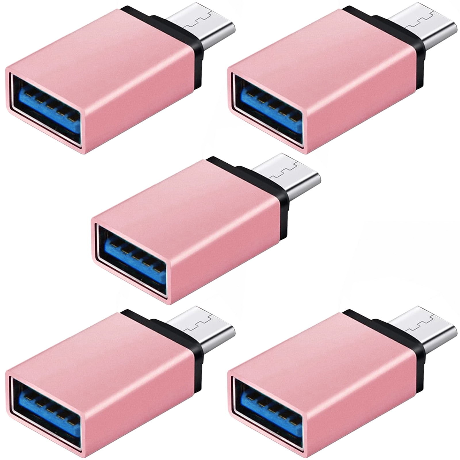 FREEDOMTECH USB C to USB Adapter Type C OTG (5Pack) USB C Male to USB