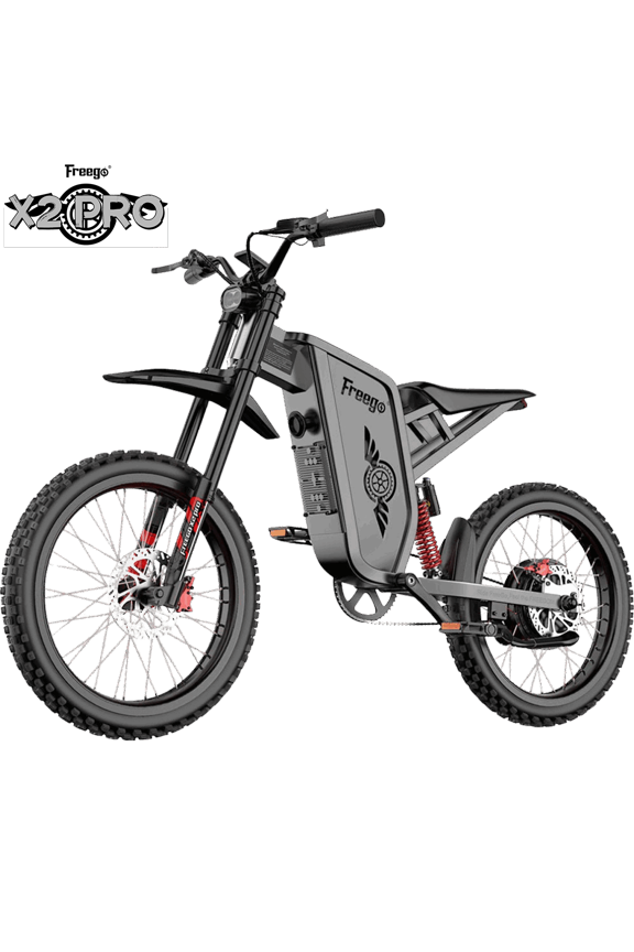 X2 Pro Electric Dirt Bike 6000W(Peak) Motor 60V/30Ah Battery,50MPH/80Mile UL2849