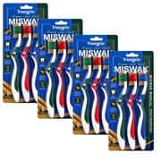 FREEGRIN 12 Count Miswak Ultra Soft Toothbrush, Natural Miswak Extract and Castor Oil Bristles, Gentle for Gums, Travel and Household Use