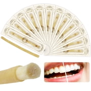 FREEGRIN 12 Pack Natural Miswak Sticks, Organic Wooden Miswak Toothbrush for Healthy Gums & Fresher Breath, No Toothpaste Required, Original Flavor