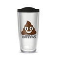 thumbnail image 1 of FREEHEART Emoji Happens 22oz Tumbler with Black Lid, 1 of 1