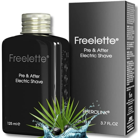 FREELETTE. Electric Pre After Shave Lotion Balm Cream for Close Non Irritating Shave 3.7 fl. oz.