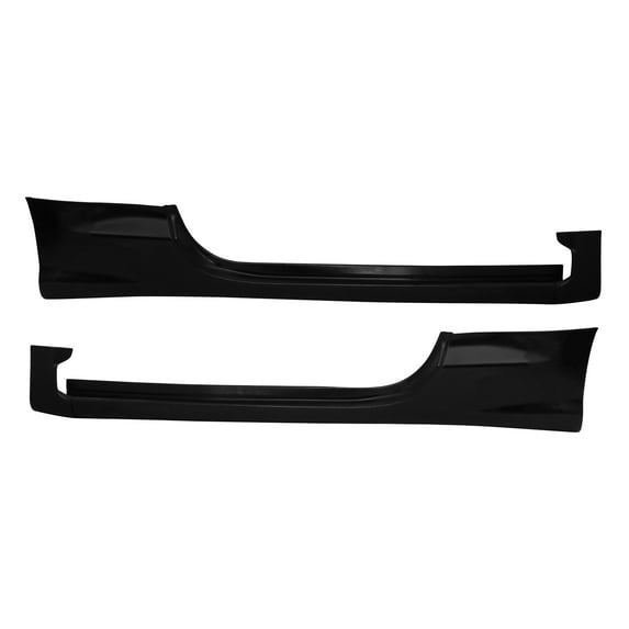 FREEMOTOR802 Compatible With 2006-2012 Mitsubishi Eclipse Side Skirts, 2PCS Side Skirts Extension Rocker Panels OE Style Polyurethane PU 2007 2008 2009 2010 2011