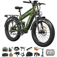 thumbnail image 1 of FREESKY 2026 Alaska Pro Dual Battery 48V 45AH 200 Miles 40MPH Electric Bike for Adult, 4000W High-Torque Motor Long Range Fat Tire Ebike, 26" Mountain E Bike with Gift Package, 1 of 6