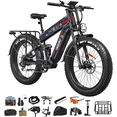thumbnail image 1 of FREESKY 48V 45AH LG Dual Battery Electric Bike, 26" Fat Tire Mountain Ebike, Full Suspension & Hydraulic Brakes UL 2849 Certified by TÜV, 1 of 7