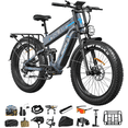 thumbnail image 1 of FREESKY 48V 45AH LG Dual Battery Electric Bike, 26" Fat Tire Mountain Ebike, Full Suspension & Hydraulic Brakes UL 2849 Certified by TÜV, 1 of 7