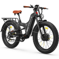 thumbnail image 1 of FREESKY Dual Motor 60V 30Ah LG Battery 120Mile 260NM Electric Mountain Bike for Adults, Full Suspension,26" Fat Tire All Terrain,Off-Road Ebike, 1 of 9