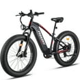 FREESKY Electric Bike 750W 19 MPH Brushless Motor, 26