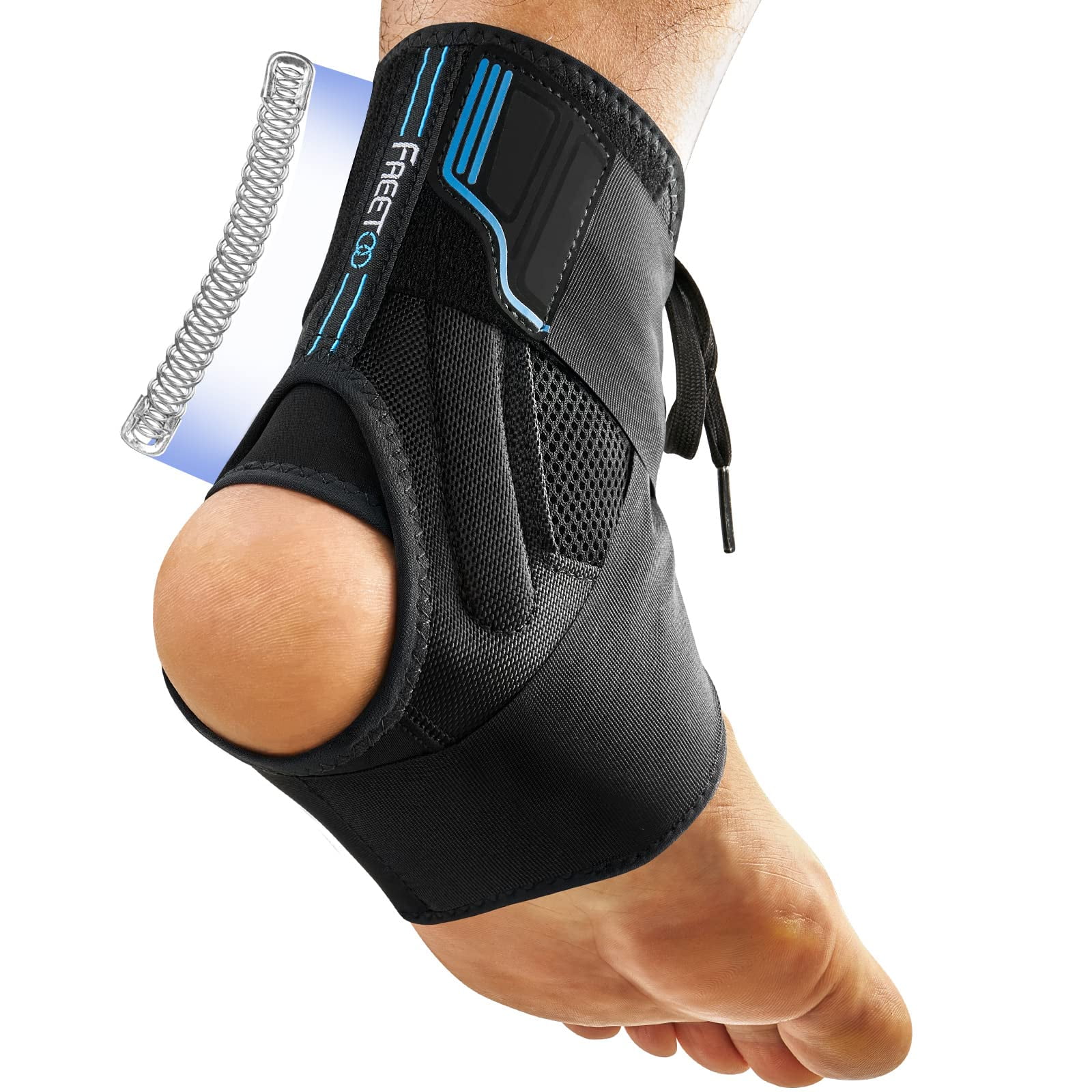 FREETOO Ankle Brace Maximum Metal Support for Men & Women, Compression