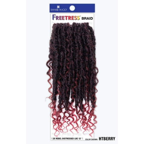 FREETRESS - 2X REBEL DISTRESSED LOC 12"