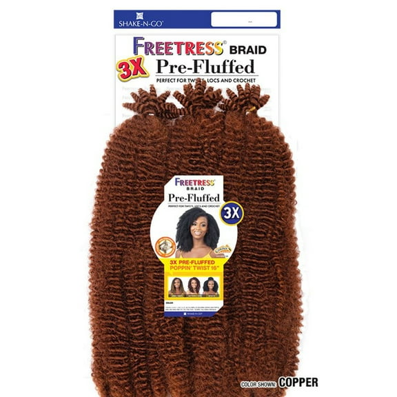 FREETRESS - 3X PRE-FLUFFED POPPIN' TWIST 16"