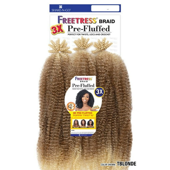 FREETRESS - 3X PRE-FLUFFED POPPIN' TWIST 16"