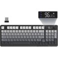 thumbnail image 1 of FREEWOLF M96 Wireless Gaming Membrane Keyboard BT/2.4G Wireless Knob Control RGB LED Backlit Display Screen PBT Keycap 3000mAh US Layout for Win/Mac- Black Gradient, 1 of 1