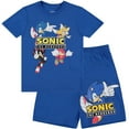 thumbnail image 1 of FREEZE Boy's Sonic The Hedgehog Short Sleeve T-Shirt and Shorts Set- Little and Big Boys Sizes 4-20, 1 of 8