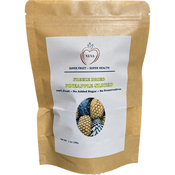 FREEZE DRIED PINEAPPLE, 6 PACK