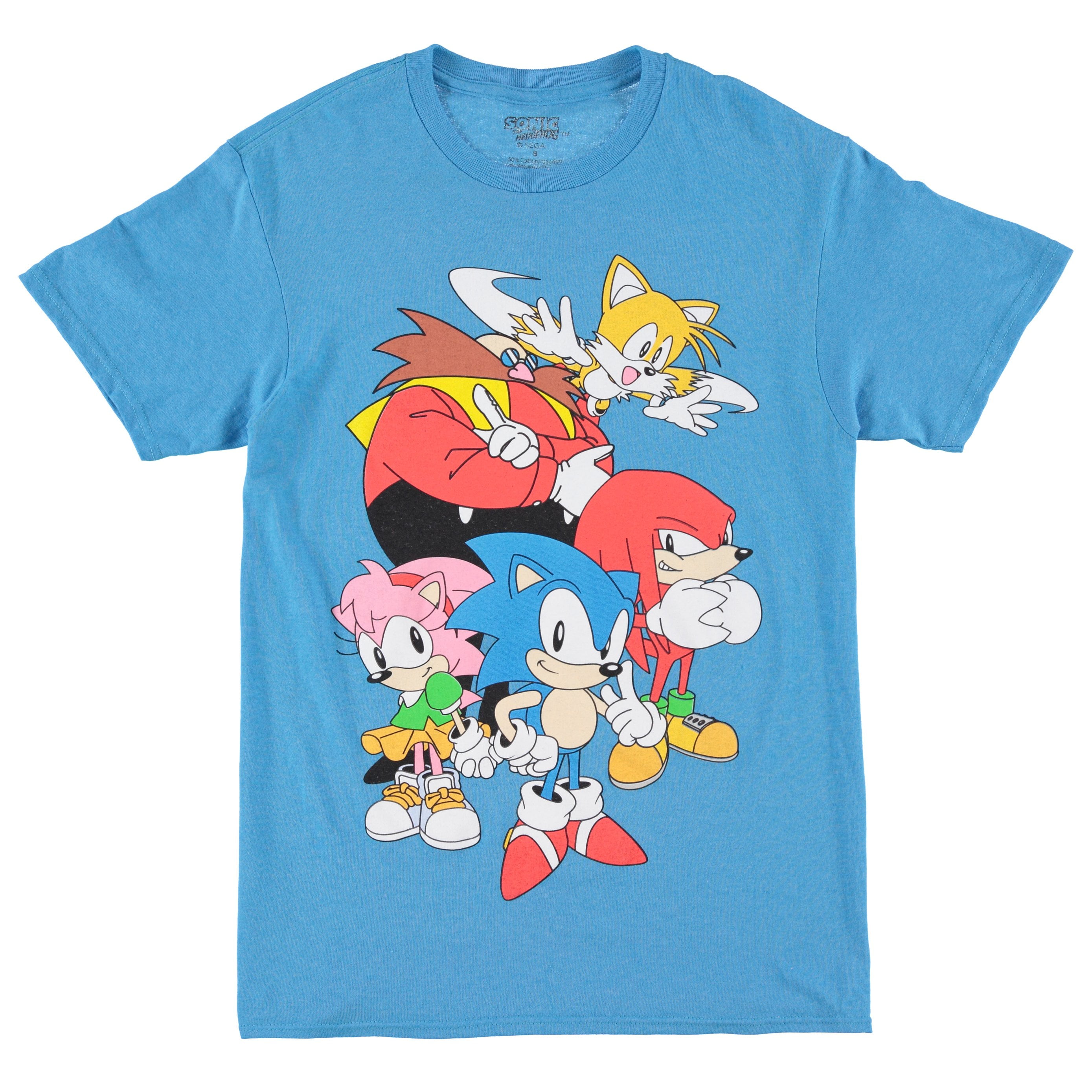 FREEZE Sonic The Hedgehog, Tails, and Knuckles Mens T-Shirt - Walmart.com