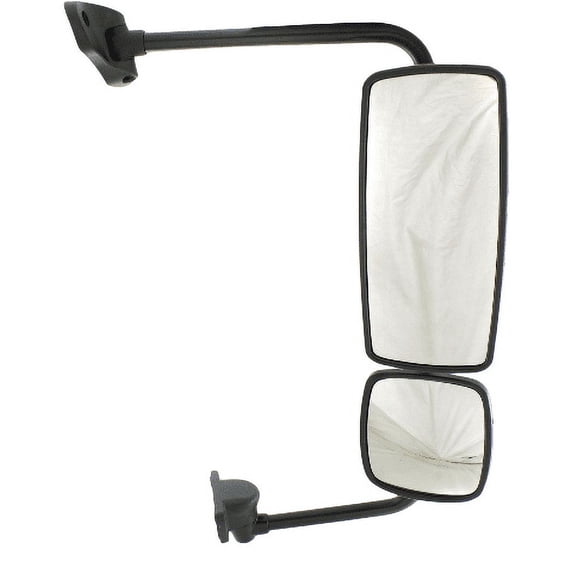 FREIGHTLINER COLUMBIA/M2 100/106 04-16 MIRROR RH, Manual Adjust, Manual Folding, Non-Heated, Chrome, Wide Angle, w/ Arm