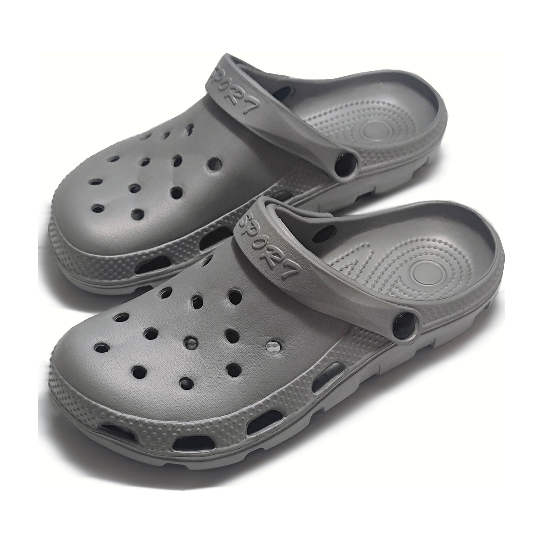 FREISTERN, Men's Clogs, EVA, Gray, Anti-slip Summer Sandals - Walmart.com