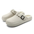 thumbnail image 1 of FREISTERN Unisex Lined Clogs Thick Sole Slides Slippers Non-Slip Pillow Slippers, 1 of 7