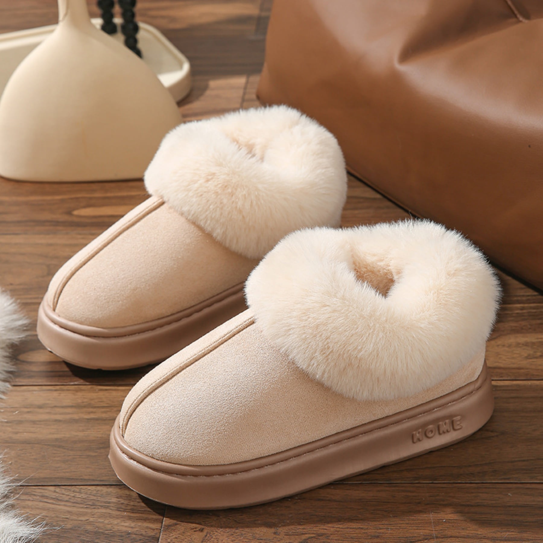 Goedkope Comfortabele heren pantoffels voor thuis met memory foam effect. Warm in de winter, zacht en gevoerd met pluche. kopen - gratis levering, eerlijke reviews met foto's