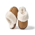 thumbnail image 1 of FREISTERN Women's Fuzzy Slippers Fluffy Scuff Cozy House Shoes, 1 of 7