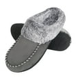 thumbnail image 1 of FREISTERN Women's Fuzzy House Slipper Warm Scuff Memory Foam Slip on Indoor Outdoor House Shoes, 1 of 7