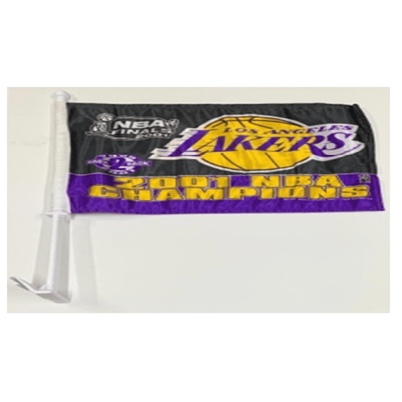FREMONT NBA LA LAKERS  2 PLY Double Sided Heavy Duty Car Flag