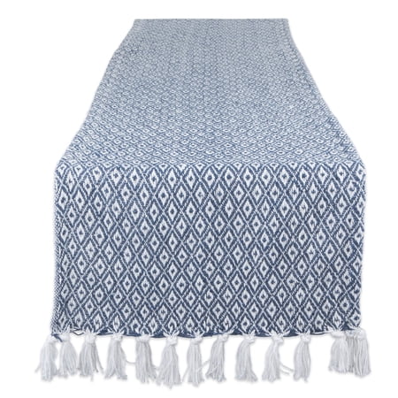 French Blue Mini Diamond Table Runner 15x108