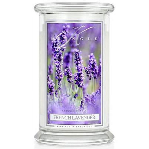 FRENCH LAVENDER Large 2-Wick 22 oz 100 Hour Jar by Kringle Candles