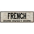 thumbnail image 1 of FRENCH Rustic Home Sweet Home Sign Gift 8x24 Metal Decor 108240084473, 1 of 1